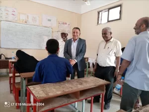 اخبار وردت الآن – عميد معهد أمين ناشر للعلوم الصحية في أبين يتابع تقدم الامتحانات النهائية