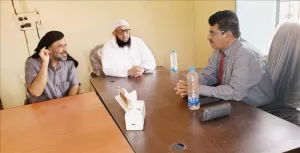 اخبار وردت الآن – مدير عام مديرية الروضة يجتمع بإدارة مشروع مياه الشرب في المدينة