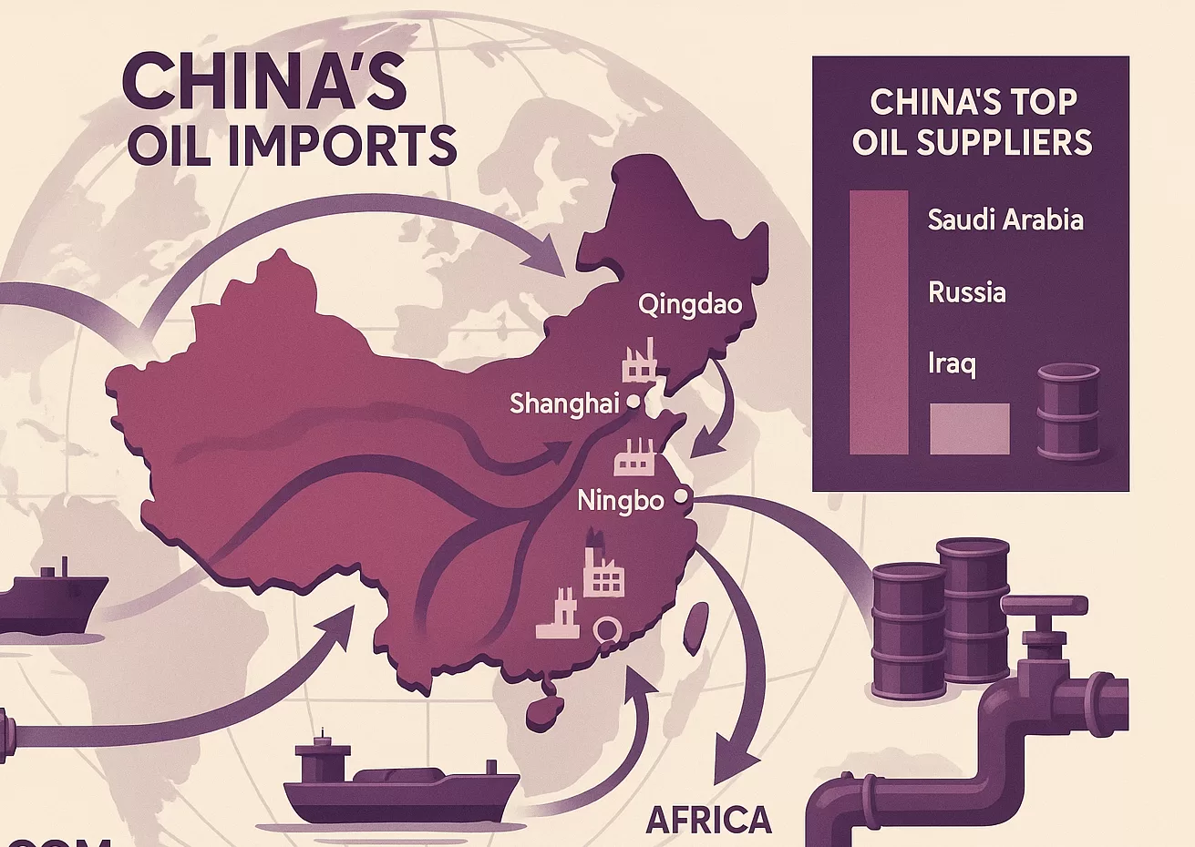 الصين تضاعف استهلاكها النفطي تأثيرات على أسواق الخليج وتوقعات جيوسياسية