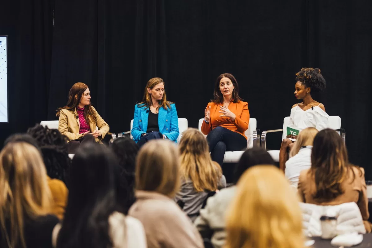 A scene from TechCrunch's Early Stage event in Boston in 2024