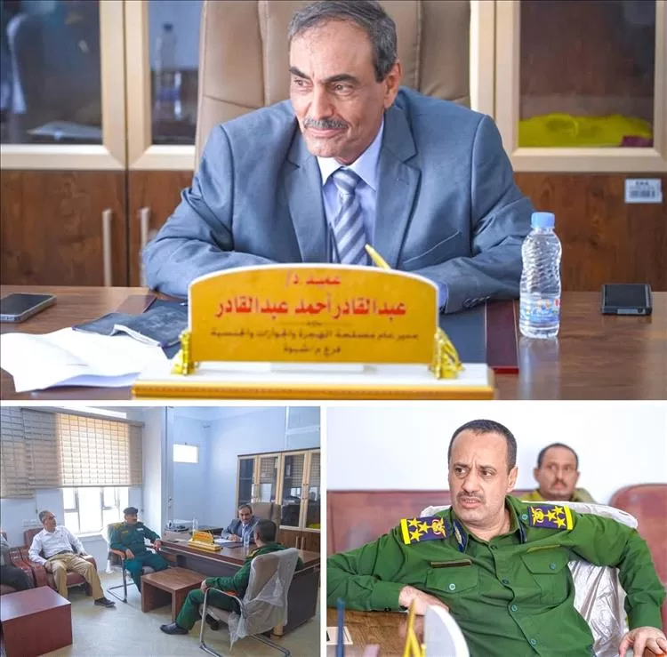 الأمين العام ومدير عام شرطة شبوة يطّلعان على نشاط فرع مصلحة الهجرة والجوازات ويؤكدان على دعم تحسين مستوى الخدمات