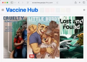 تخريب موقع لقاحات الحكومة الأمريكية بمحتوى مولد بواسطة الذكاء الاصطناعي