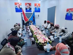 تغطية من وردت الآن – الصيادي يترأس اجتماعاً هاماً لقيادات المؤتمر في عدة مديريات بمارب