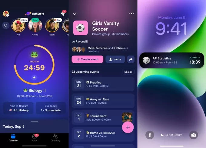 سناب تستحوذ على ساترن، تطبيق تقويم اجتماعي لطلاب المدارس الثانوية