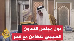 شاهد أمير دولة قطر الشيخ تميم بن حمد آل ثاني يعرب عن شكره لقادة دول الخليج لمواقفهم الداعمة لدولة قطر