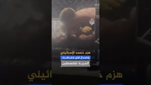 شاهد الأيرلندي بادي ماكوري يرفع علم ‎فلسطين بعد انتصاره على اللاعب الإسرائيلي