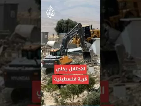 الاحتلال يخلي قرية خلة الضبع جنوب الخليل ويعتبرها منطقة عسكرية