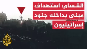 شاهد القسام: استهداف مبنى تحصن بداخله 11 جنديا إسرائيليا بخان يونس