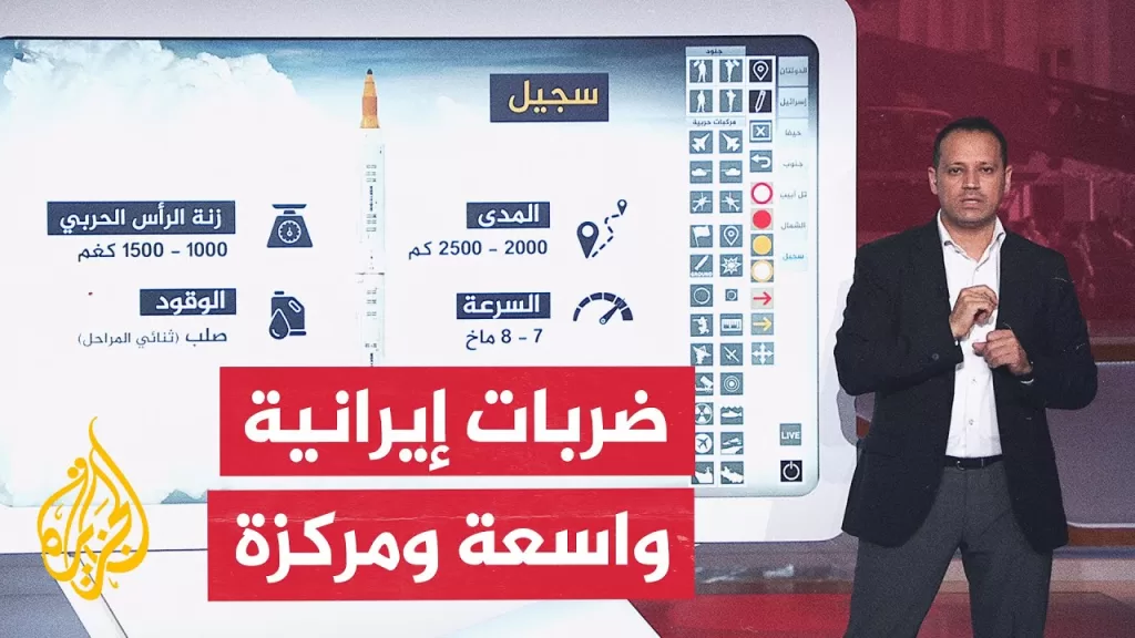 عبر الخريطة التفاعلية.. إيران تعلن استخدام أسلحة جديدة وإسرائيل تكشف تراجع قدراتها الدفاعية