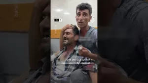 شاهد فلسطيني يتحسر على استشهاد أولاده دفعة واحدة في غزة