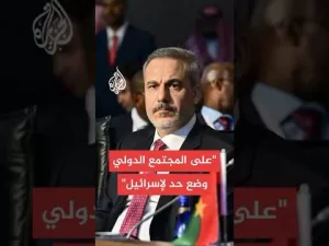 شاهد وزير الخارجية التركي: نبذل قصارى جهدنا لإيجاد حلول جذرية لما تقوم به إسرائيل