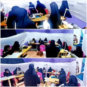 عدن: اتحاد الجمعيات والمؤسسات يطلق برنامجاً تدريبياً في فن الخياطة