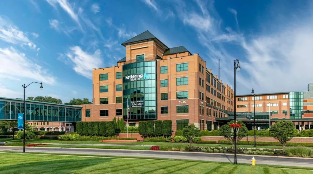 The Kettering Health main campus in Kettering, Ohio.