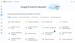 غوغل تتبنى الذكاء الاصطناعي في الفصول الدراسية مع أدوات جيميناي الجديدة للمعلمين، والدردشات الآلية للطلاب، وغيرها المزيد