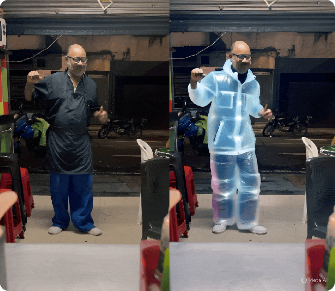 ميتا AI يكتسب قدرات تحرير الفيديو