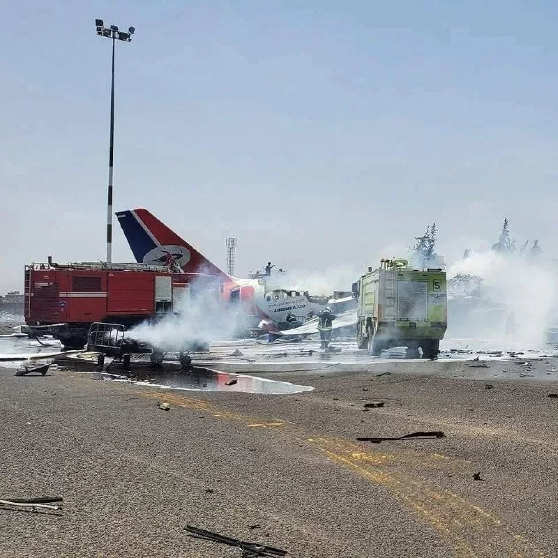 هيومن رايتس ووتش لا دليل على الاستخدام العسكري لمطار صنعاء