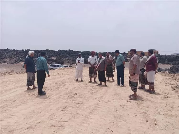 تدشين مشروع إنشاء خزان مياه الخبية بمنطقة بئر علي - رضوم