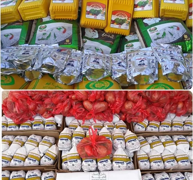 مبادرة حامل المسك الخيرية تطعم 150 أسرة بالدجاج والخضار و 20 سلة غذائية للفقراء والمحتاجين