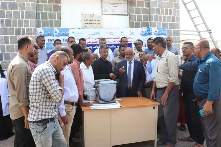 محافظ الحديدة يدشن حملة التحصين ضد مرض الكوليرا