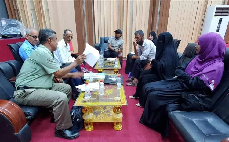 المحوري يلتقي قيادة اللجان المجتمعية ومديري مكاتب الثقافة بالعاصمة عدن