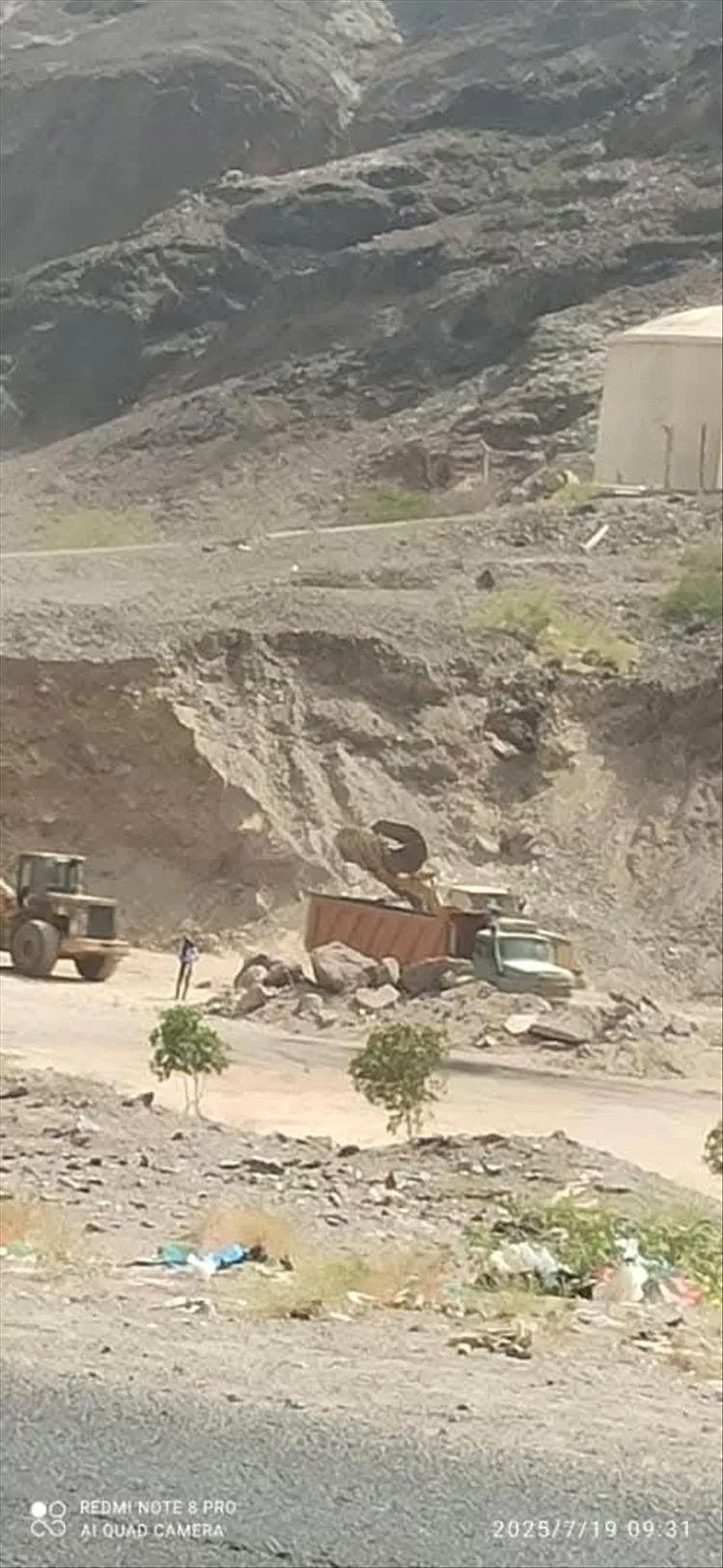 إلى من يهمه الأمر:  عمل عشوائي لاستخراج الكبس يهدد خزان مياه في صلاح الدين بالبريقة