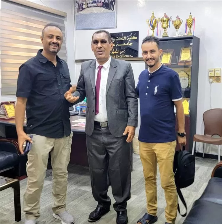 زيارة رسمية لقيادة المجلس الانتقالي لكلية اللغات والترجمة بجامعة عدن تشيد بالتطور الأكاديمي والقيادة المتميزة