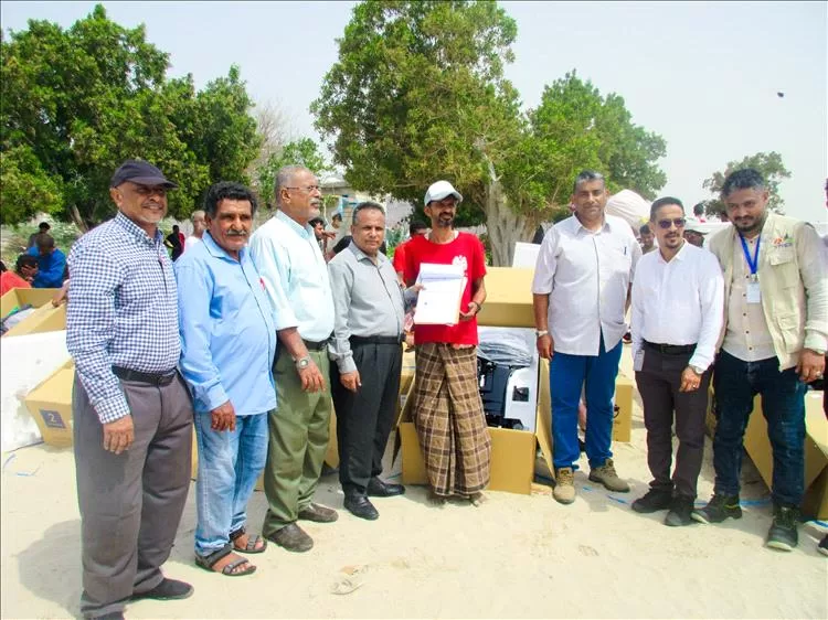 هيئة مصائد خليج عدن تدشن توزيع عدد 125 محرك ومعدات اصطياد متكاملة للمستفيدين