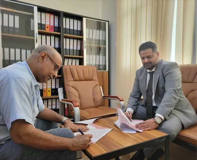 توقيع اتفاقية شراكة إعلامية بين وزارة العدل ومؤسسة عدن الغد للإعلام