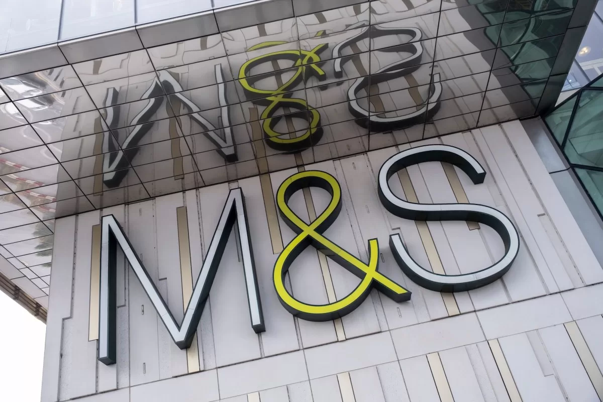 Scene outside Marks & Spencer at Westfield Stratford City Shopping Centre on 5th June 2025 in London, United Kingdom. Stratford is now East Londons primary retail, cultural and leisure centre. It has also become the second most significant business location in the east of the capital.