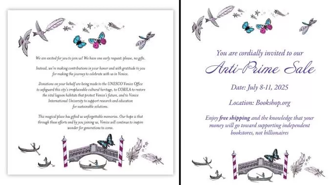 بكشوبأورغ تسخر من دعوة زفاف جيف بيزوس في حملة ترويجية