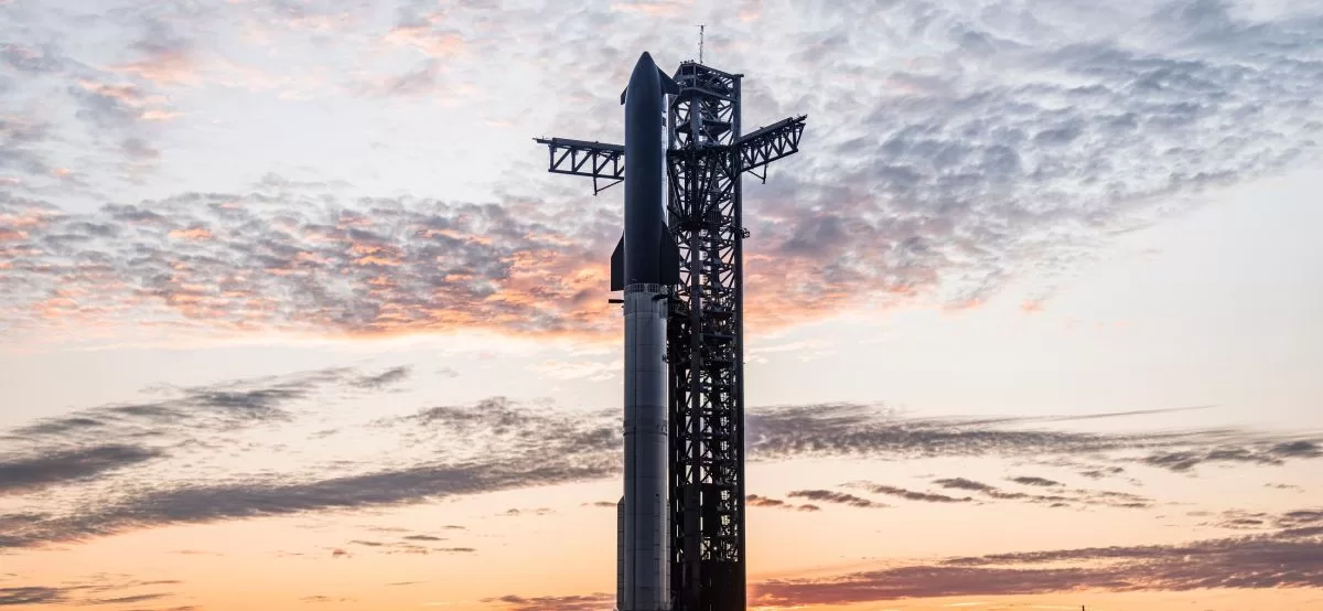 SpaceX Starship Flight Test 7 launchpad