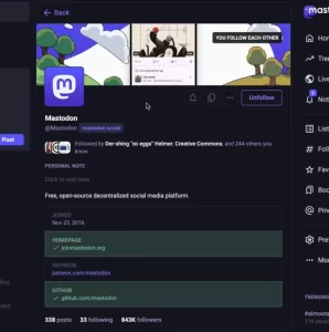 آخر تحديث لـ Mastodon يجهز التطبيق لإضافة المشاركات الاقتباسية ويجدد التصميم