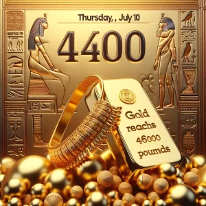 أسعار الذهب في مصر اليوم الخميس 10 يوليو: عيار 21 يصل إلى 4600 جنيه – اليوم السابع