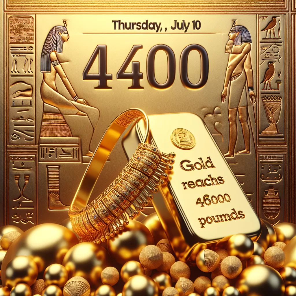 سعر الذهب اليوم الخميس 10 يوليو في مصر.. عيار 21 يسجل 4600 حنيه