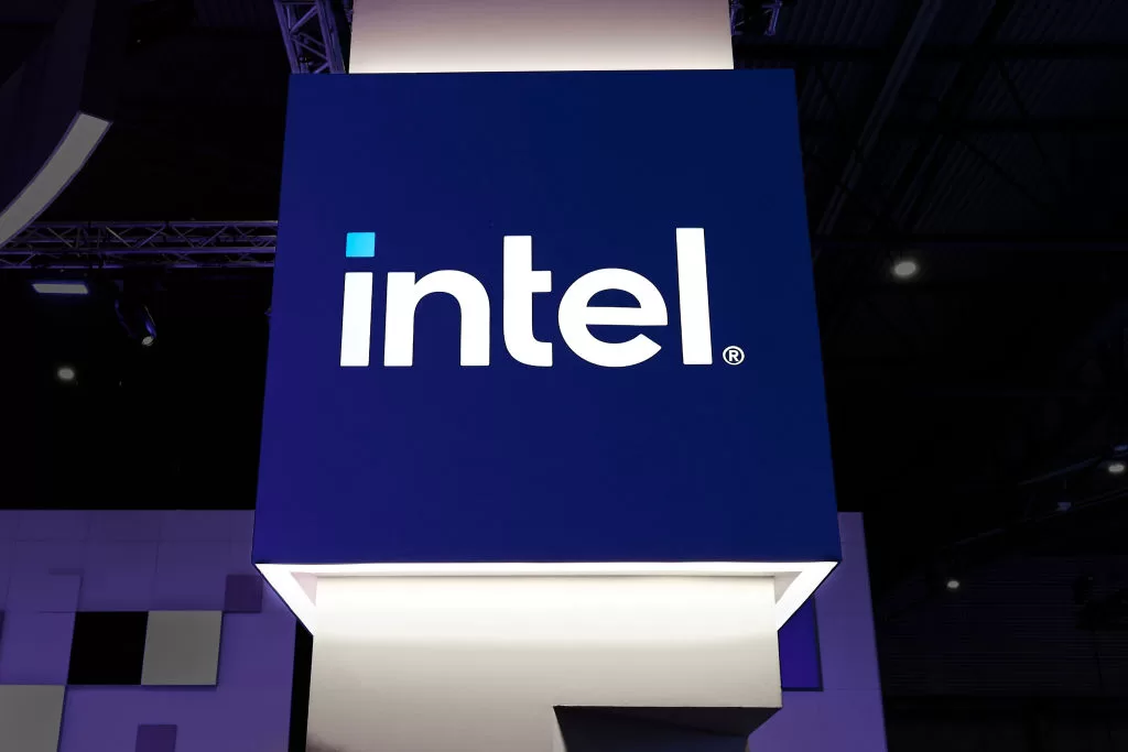 The Intel logo