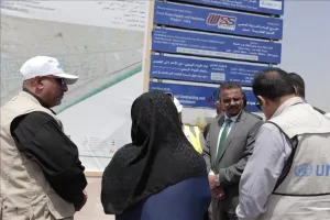 اخبار المناطق – الأمين السنة المحلي في حضرموت يطلق مشروع الصرف الصحي في منطقة غرب الضيافة