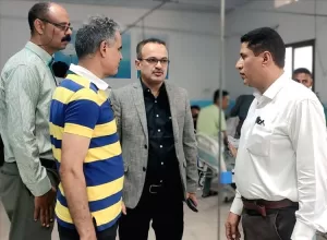 اخبار المناطق – الدكتور النظاري يراجع الحالة الصحية في المستشفى الجمهوري و22 م