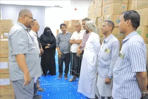 اخبار المناطق – العمودي والانتقالي في حضرموت الوادي يبدآن استلام المحاليل الوريدية