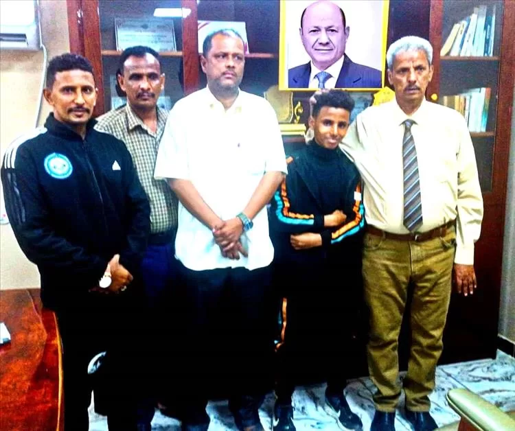 محافظ لحج يلتقي قيادة مكتب الشباب وبعثة الجودو المشاركة في البطولة العربية بالقاهرة