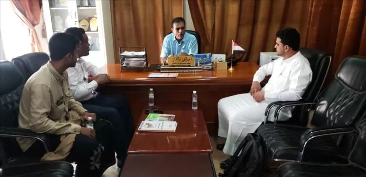 مدير عام مديرية القطن يلتقي فريق مؤسسة نهد التنموية