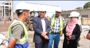 اخبار عدن – الزامكي يزور مشاريع إعادة تأهيل موقع البرزخ في عدن ويطلع على تقدم العمل