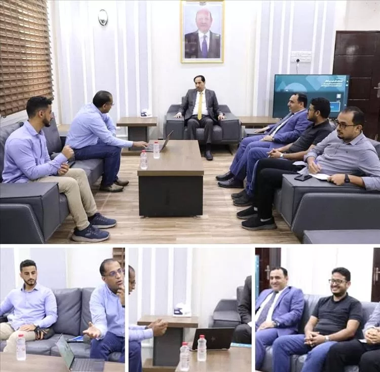 الوزير البكري يلتقي مدير برنامج التنمية الإنسانية بمؤسسة هائل سعيد أنعم