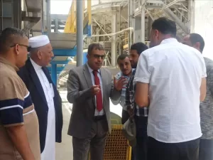 اخبار عدن – المدير السنة للهيئة المعنية بالمواصفات والمقاييس يزور مصنع أسمنت دار اليمن في العاصمة عدن