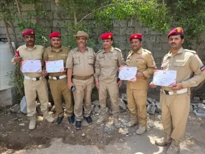 اخبار عدن – قائد الشرطة العسكرية يحتفل بتخريج قادة الكتائب بحضور رئيس عمليات محور أبين