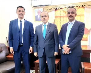 اخبار عدن – لقاء نائب رئيس جامعة شبوة مع وزير المنظومة التعليمية العالي خلال ورشة حول الاعتماد الأكاديمي