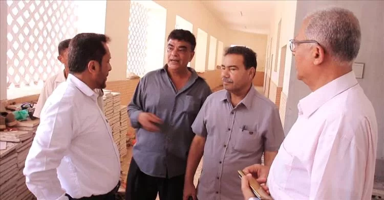 وكيل قطاع المشاريع يتفقد مشاريع تربوية وخدمية في مديرية صيرة