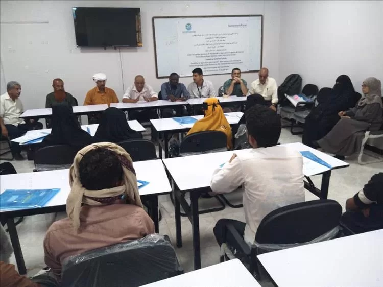 مكتب زراعة عدن ومنظمة سماريتان بيرس يدشنا الدورة التدريبية الرابعة
