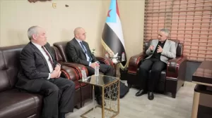 اخبار عدن – نائب رئيس الهيئة الوطنية للإعلام الجنوبي يلتقي بوفد منتدى شرق الأوسط