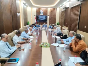 اخبار عدن – وزير الرعاية الطبية يتولى رئاسة اجتماع استثنائي للجنة الوطنية للتنسيق في حالات الطوارئ الصحية (NCC)