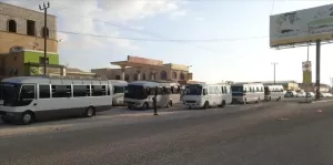 اخبار وردت الآن – احتجاج مدني لحافلات النقل في المكلا للمدعاة بزيادة تعرفة الركوب بين المناطق